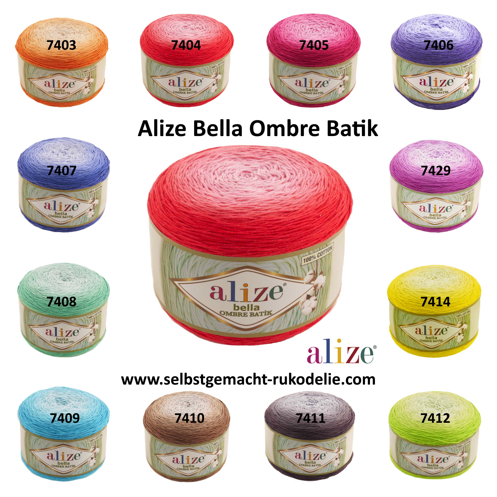 Alize Bella Ombre Batik - Bobbel Wolle